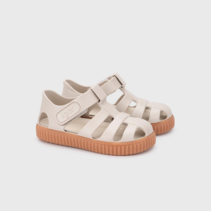 Igor Nico Caramelo Sandals - Sand-Sandals-Sand-19 (UK 3) | Natural Baby Shower