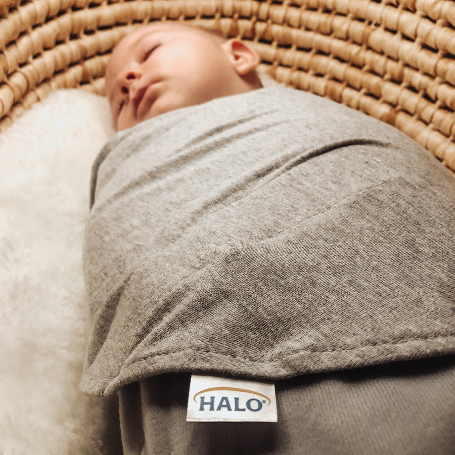 HALO SleepSack Swaddle Grey TOG 1.5 Natural Baby Shower