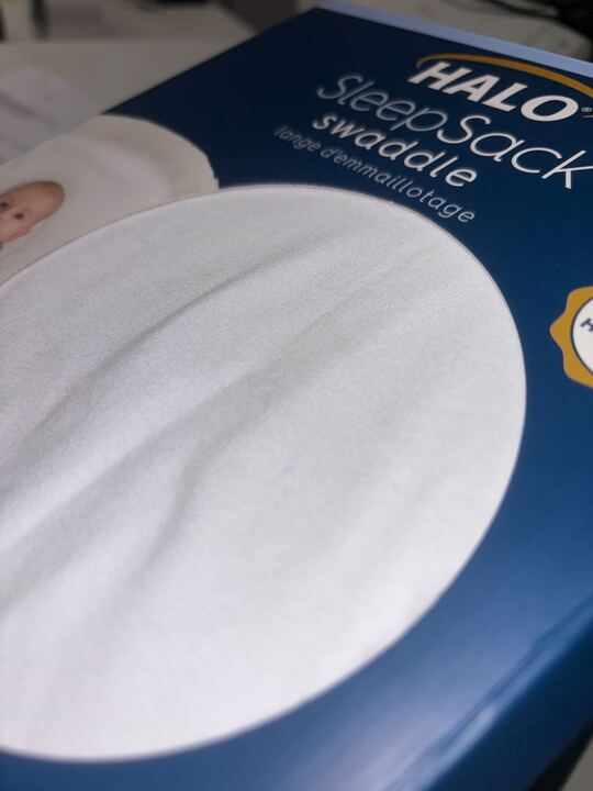 Outlet - HALO SleepSack Swaddle - White - TOG 1.5-Sleepsack Swaddles-White-0-3m | Natural Baby Shower