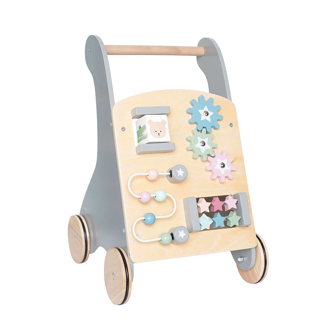 Jabadabado Activity Wagon - Teddy-Push-Alongs-Teddy- | Natural Baby Shower