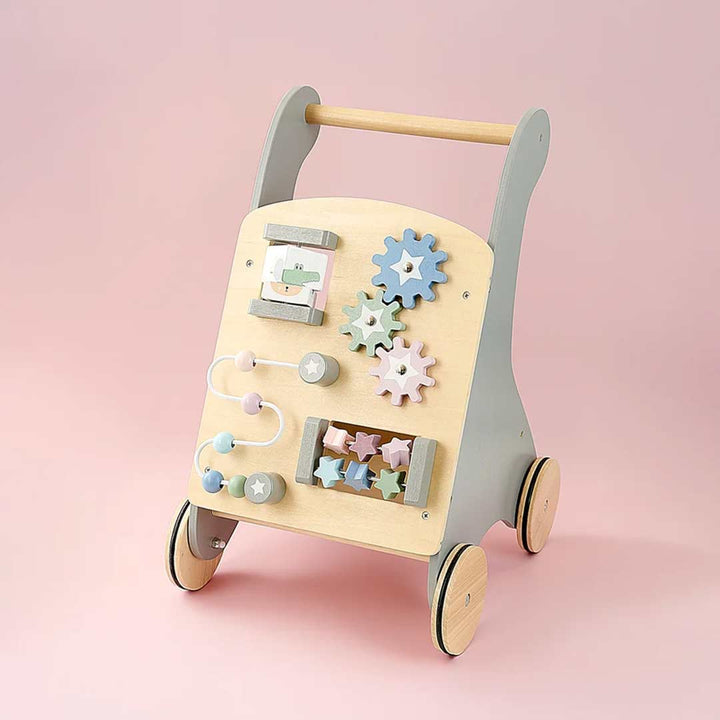 Jabadabado Activity Wagon - Teddy-Push-Alongs-Teddy- | Natural Baby Shower