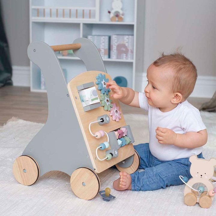 Jabadabado Activity Wagon - Teddy-Push-Alongs-Teddy- | Natural Baby Shower