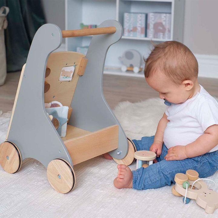 Jabadabado Activity Wagon - Teddy-Push-Alongs-Teddy- | Natural Baby Shower