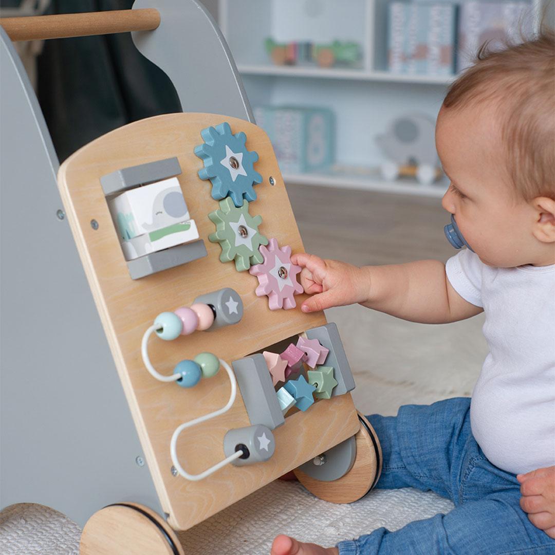 Jabadabado Activity Wagon - Teddy-Push-Alongs-Teddy- | Natural Baby Shower