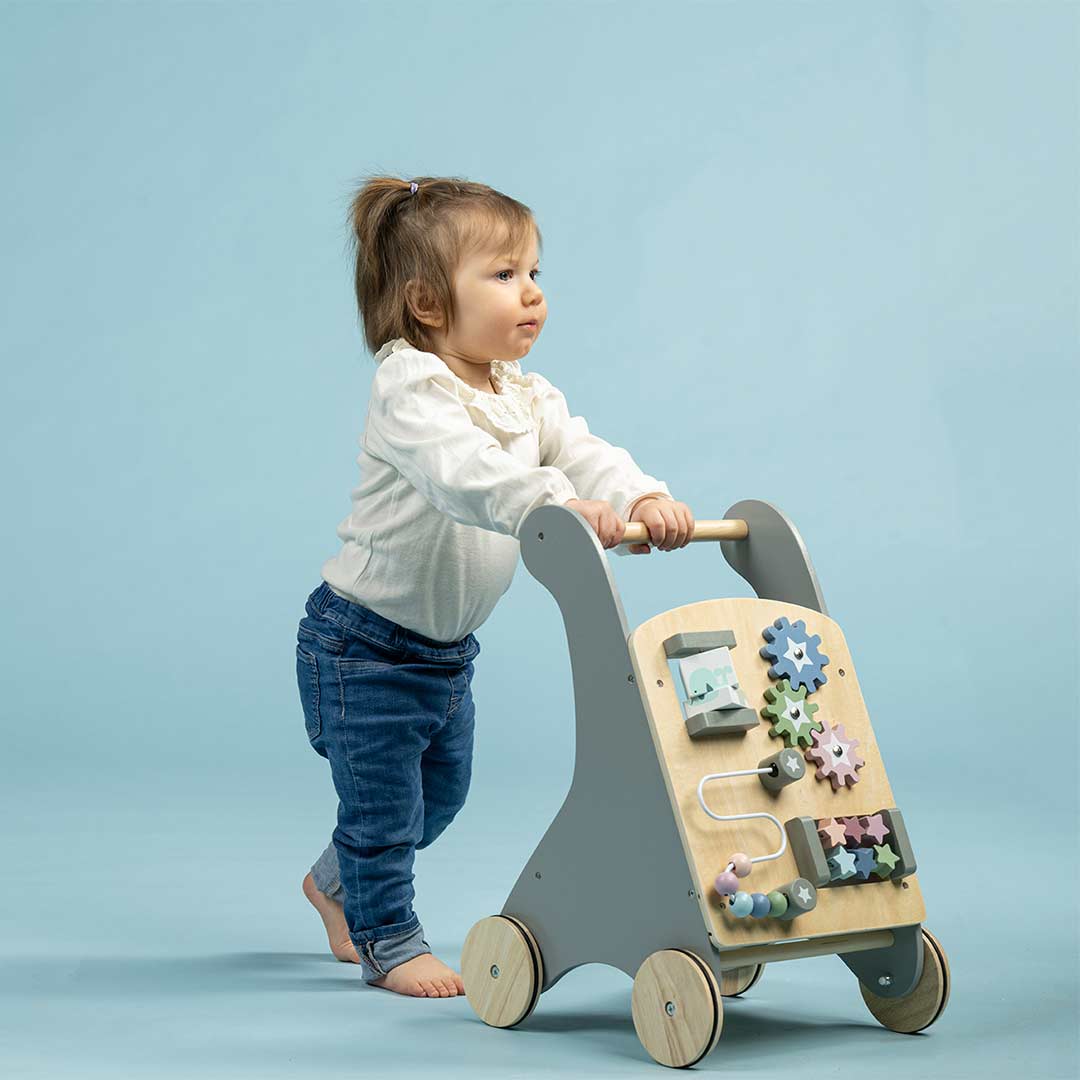 Jabadabado Activity Wagon - Teddy-Push-Alongs-Teddy- | Natural Baby Shower