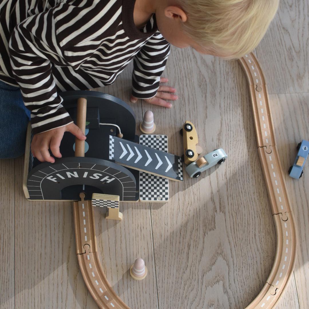 Jabadabado Car Racing - Blue-Role Play-Blue- | Natural Baby Shower