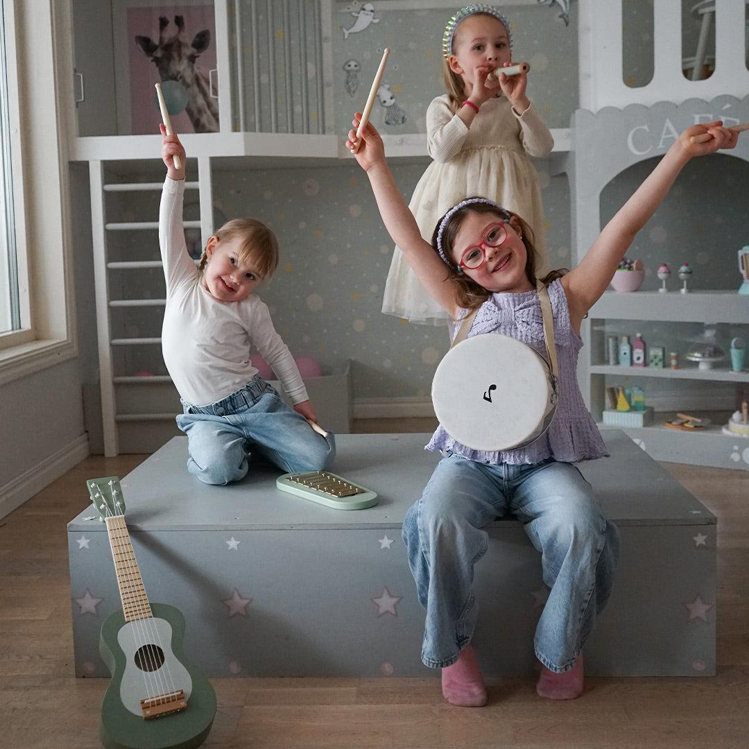 Jabadabado Cluster Bell - Green-Musical Instruments-Green- | Natural Baby Shower