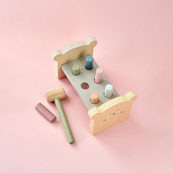 Jabadabado Hammer Peg - Teddy-Role Play-Teddy- | Natural Baby Shower
