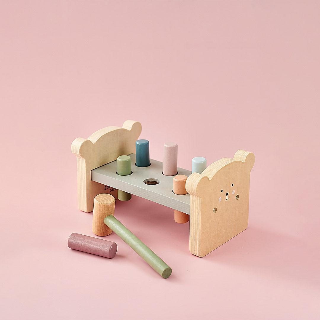 Jabadabado Hammer Peg - Teddy-Role Play-Teddy- | Natural Baby Shower