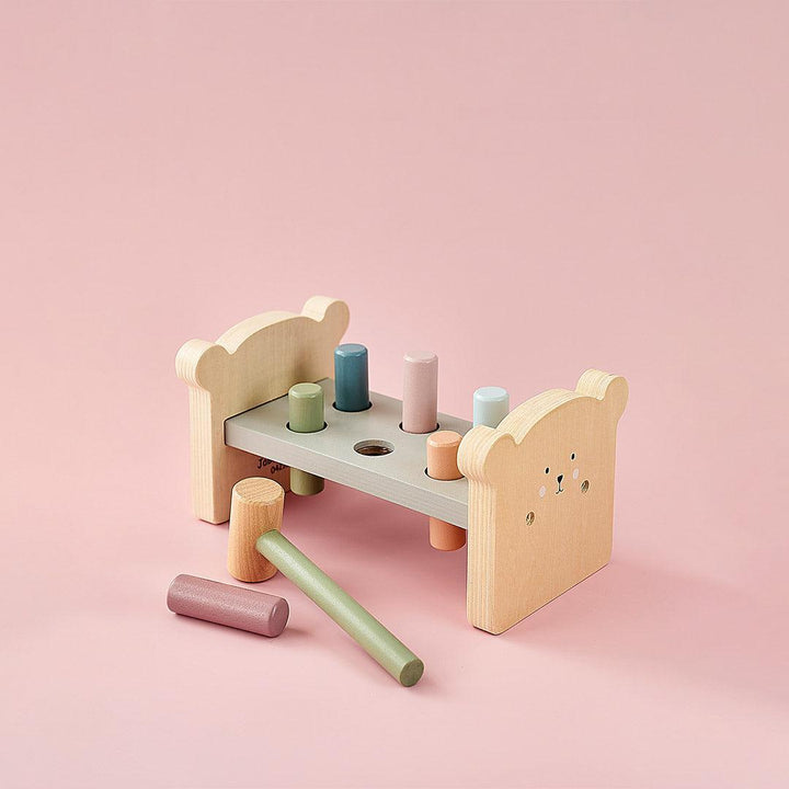 Jabadabado Hammer Peg - Teddy-Role Play-Teddy- | Natural Baby Shower