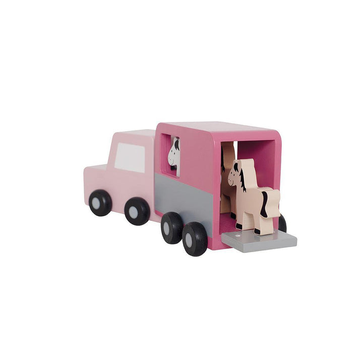 Jabadabado Horse Trailer - Pink-Role Play-Pink- | Natural Baby Shower