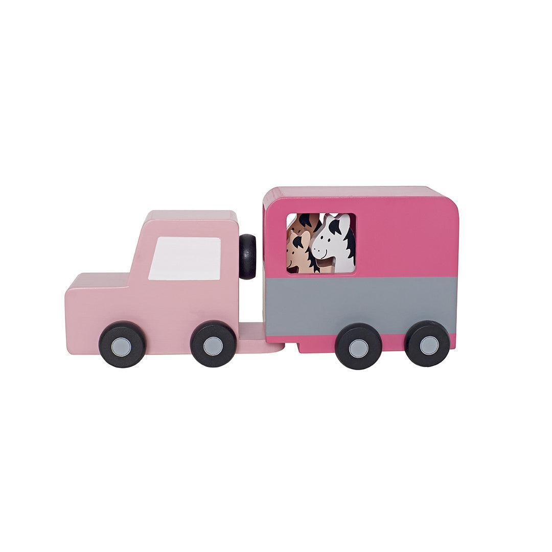 Jabadabado Horse Trailer - Pink-Role Play-Pink- | Natural Baby Shower