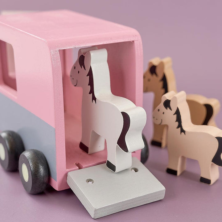 Jabadabado Horse Trailer - Pink-Role Play-Pink- | Natural Baby Shower