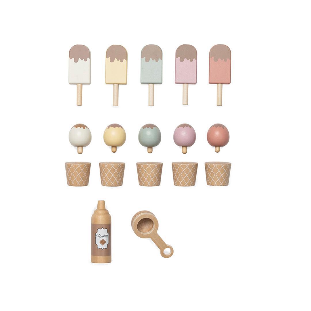 Jabadabado Ice Cream Trolley - Stripes-Role Play-Stripes- | Natural Baby Shower