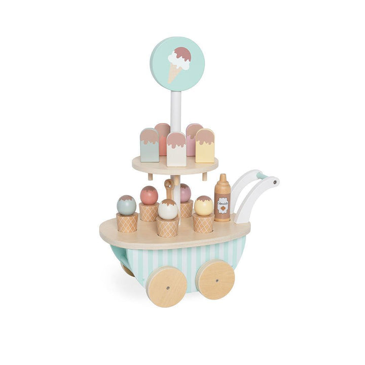 Jabadabado Ice Cream Trolley - Stripes-Role Play-Stripes- | Natural Baby Shower
