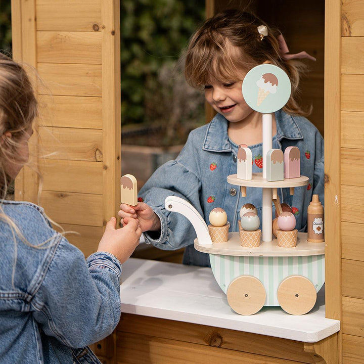 Jabadabado Ice Cream Trolley - Stripes-Role Play-Stripes- | Natural Baby Shower