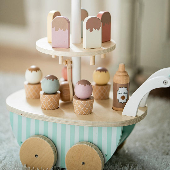 Jabadabado Ice Cream Trolley - Stripes-Role Play-Stripes- | Natural Baby Shower