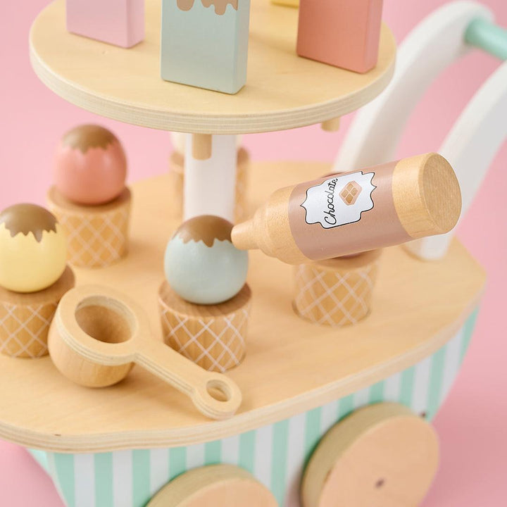 Jabadabado Ice Cream Trolley - Stripes-Role Play-Stripes- | Natural Baby Shower