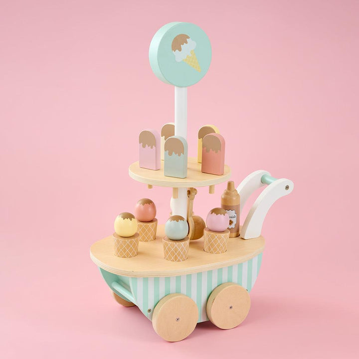 Jabadabado Ice Cream Trolley - Stripes-Role Play-Stripes- | Natural Baby Shower