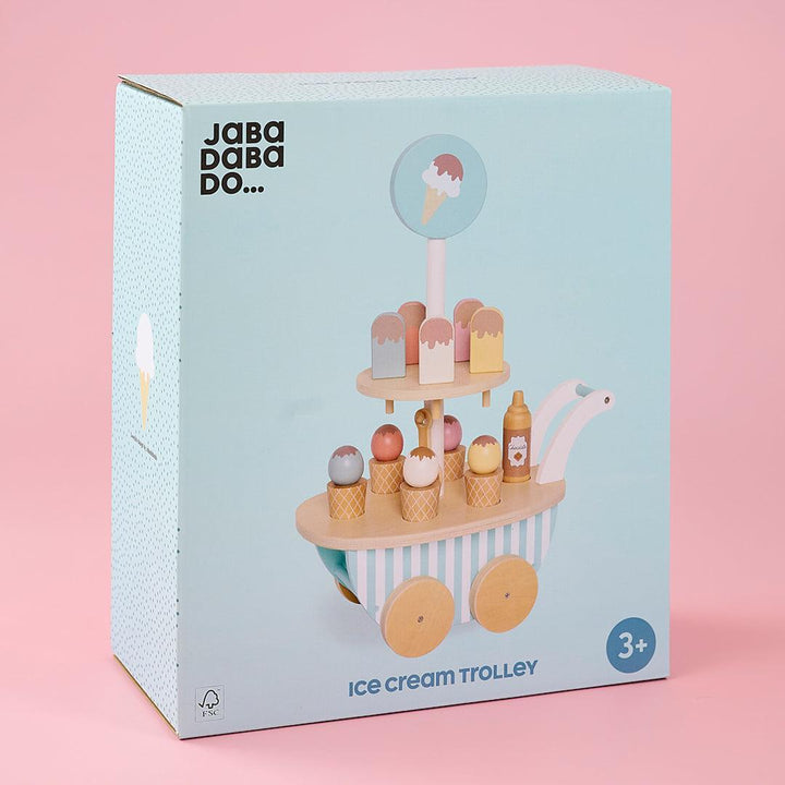 Jabadabado Ice Cream Trolley - Stripes-Role Play-Stripes- | Natural Baby Shower