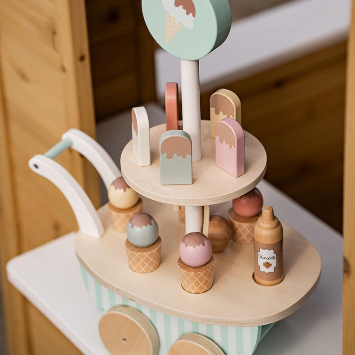 Jabadabado Ice Cream Trolley - Stripes-Role Play-Stripes- | Natural Baby Shower