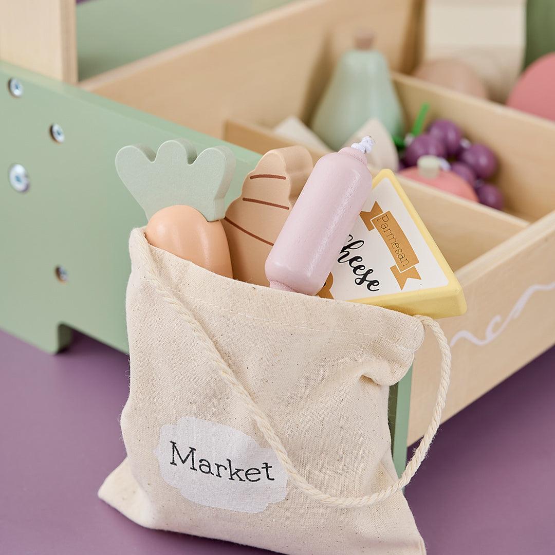 Jabadabado Market Stand Mini-Role Play- | Natural Baby Shower