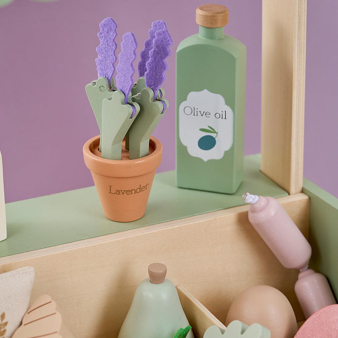 Jabadabado Market Stand Mini-Role Play- | Natural Baby Shower