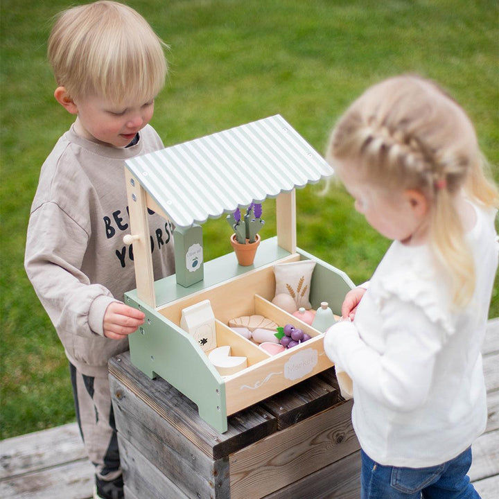 Jabadabado Market Stand Mini-Role Play- | Natural Baby Shower