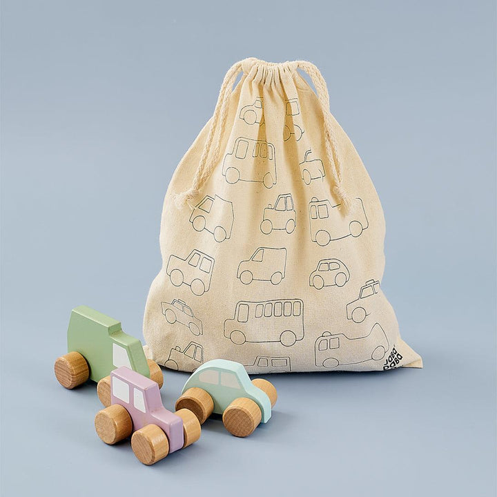 Jabadabado My First Car - 8 Cars in Bag-Role Play- | Natural Baby Shower