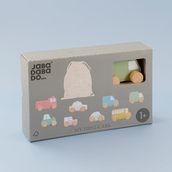 Jabadabado My First Car - 8 Cars in Bag-Role Play- | Natural Baby Shower