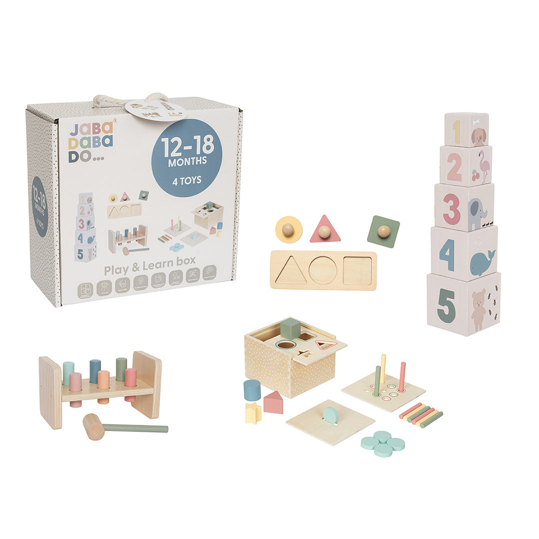 Jabadabado Play And Learn Box - 12-18 Months