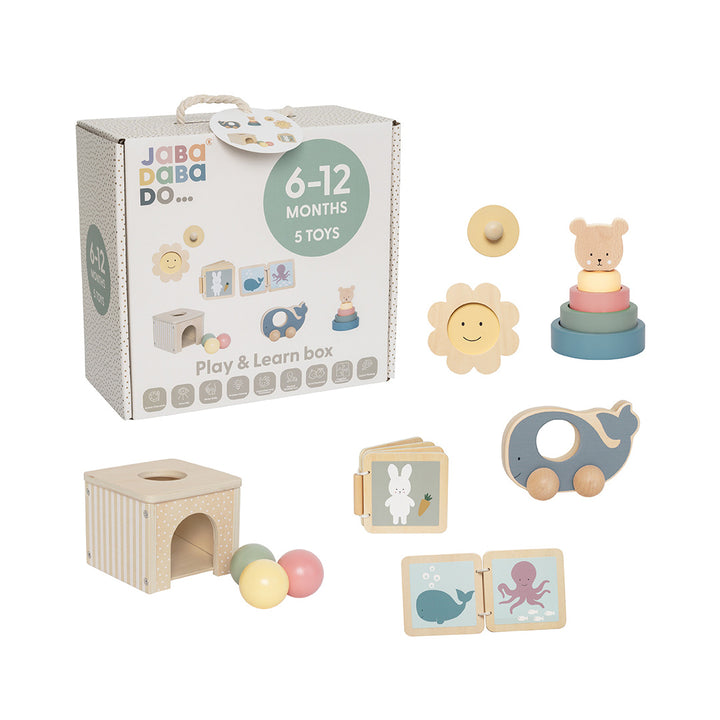 Jabadabado Play And Learn Box - 6-12 Months