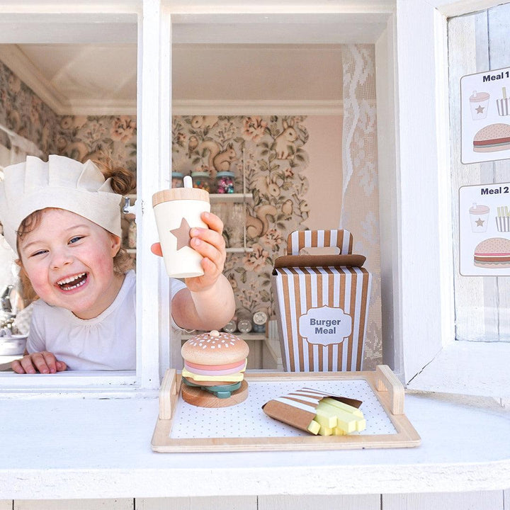 Jabadabado Stacking Burger-Stacking Toys- | Natural Baby Shower