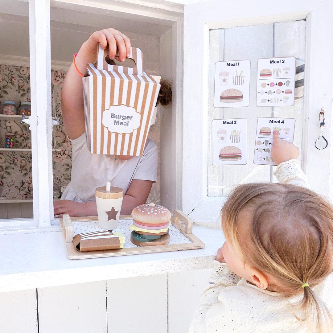 Jabadabado Stacking Burger-Stacking Toys- | Natural Baby Shower