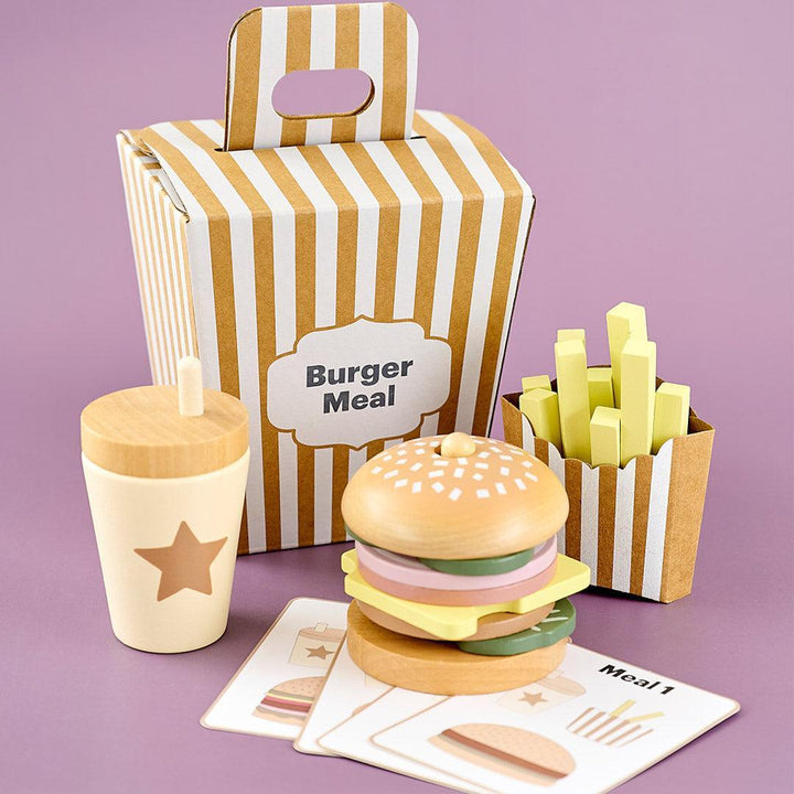 Jabadabado Stacking Burger-Stacking Toys- | Natural Baby Shower