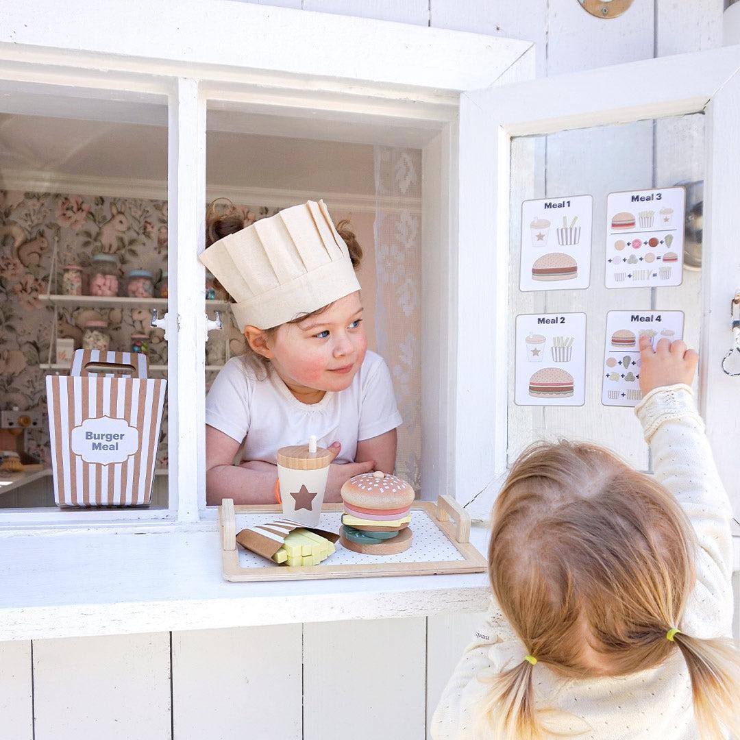 Jabadabado Stacking Burger-Stacking Toys- | Natural Baby Shower