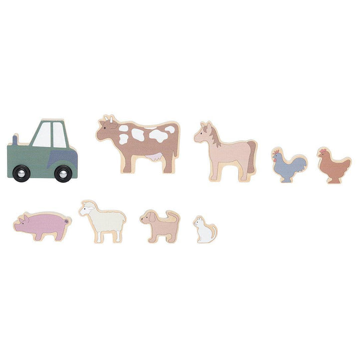 Jabadabado Stacking Cubes Farm-Stacking Toys- | Natural Baby Shower