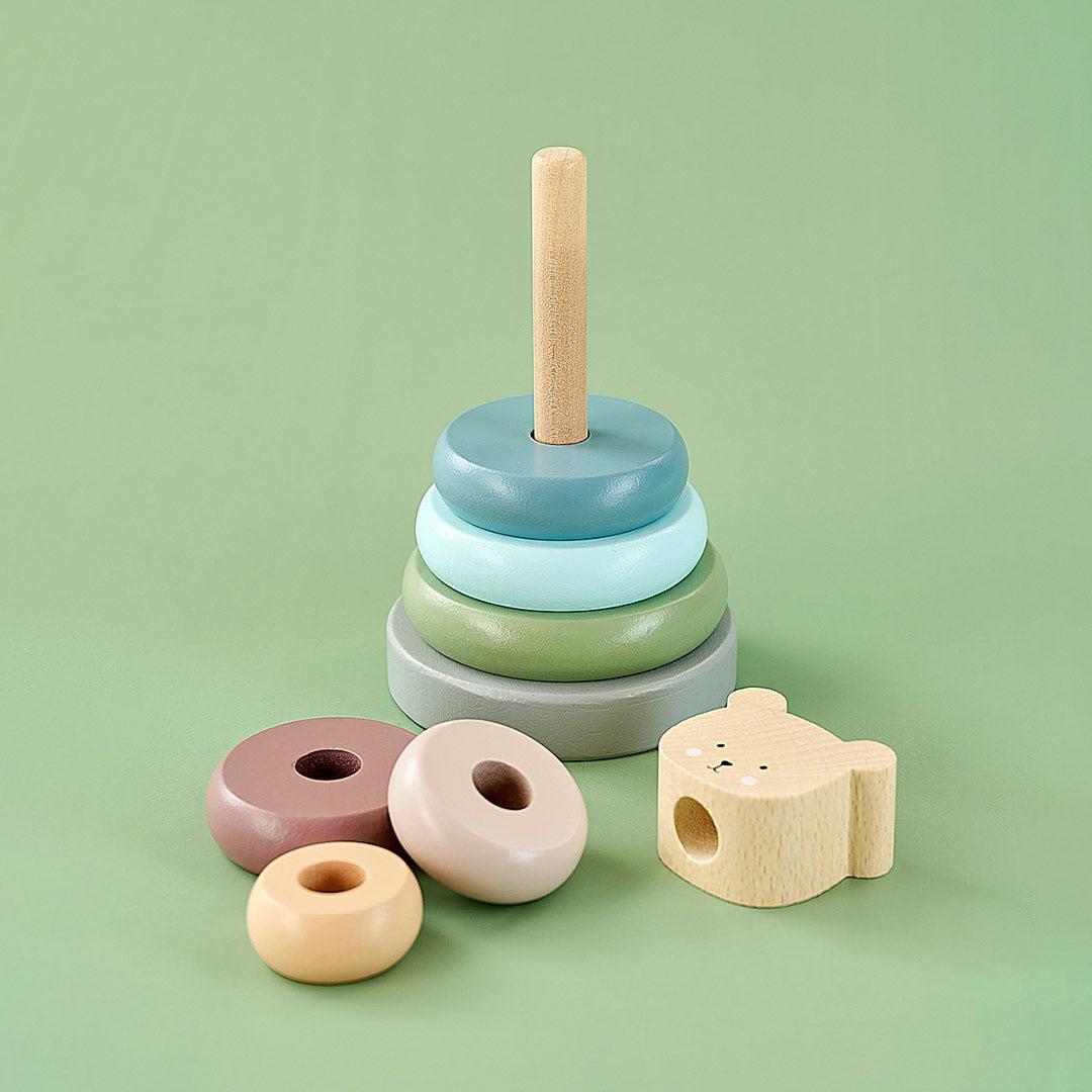 Jabadabado Stacking Toy - Teddy-Stacking Toys-Teddy- | Natural Baby Shower