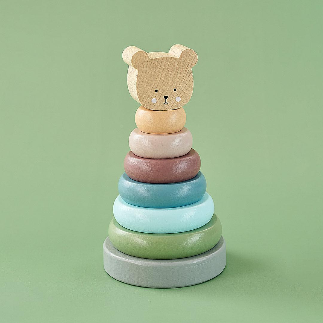 Jabadabado Stacking Toy - Teddy-Stacking Toys-Teddy- | Natural Baby Shower