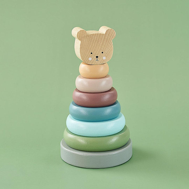 Jabadabado Stacking Toy - Teddy-Stacking Toys-Teddy- | Natural Baby Shower