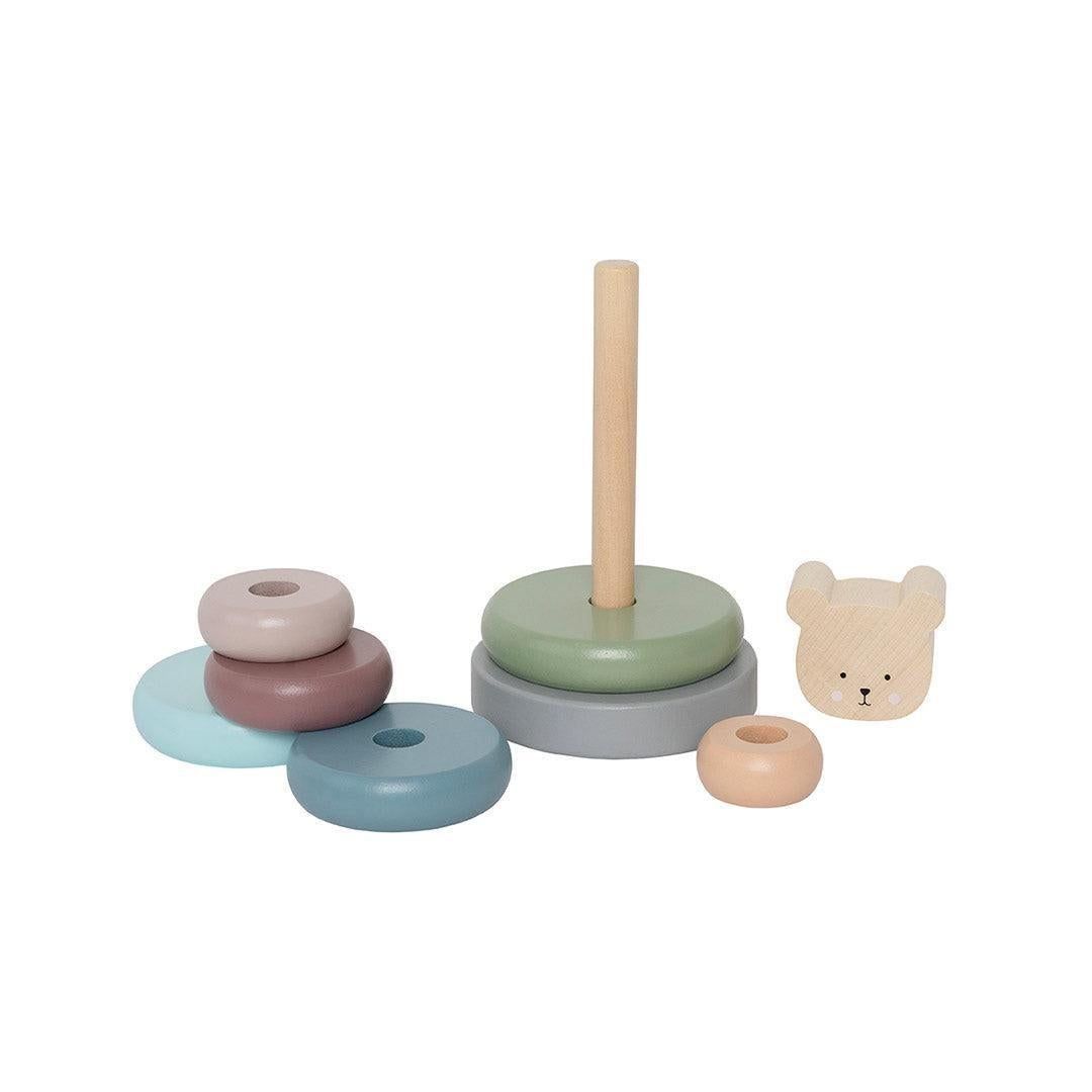 Jabadabado Stacking Toy - Teddy-Stacking Toys-Teddy- | Natural Baby Shower