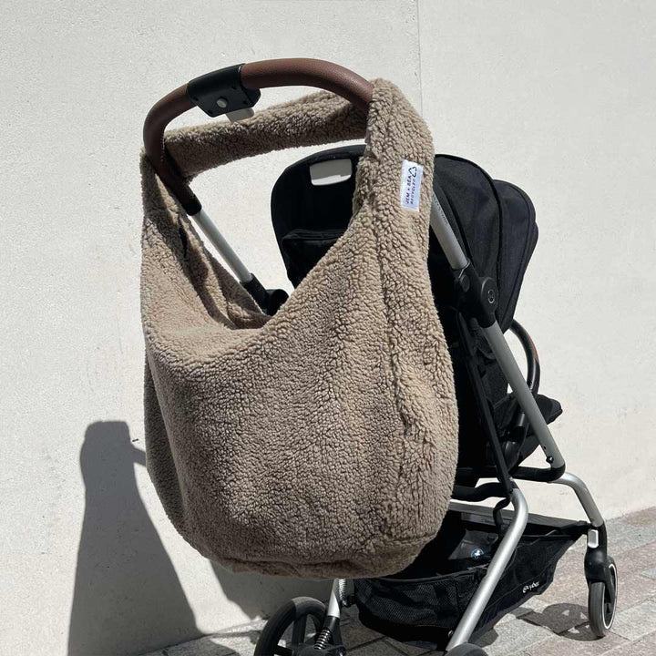 JEM + BEA Teddy XL Changing Bag - Fawn-Changing Bags-Fawn- | Natural Baby Shower