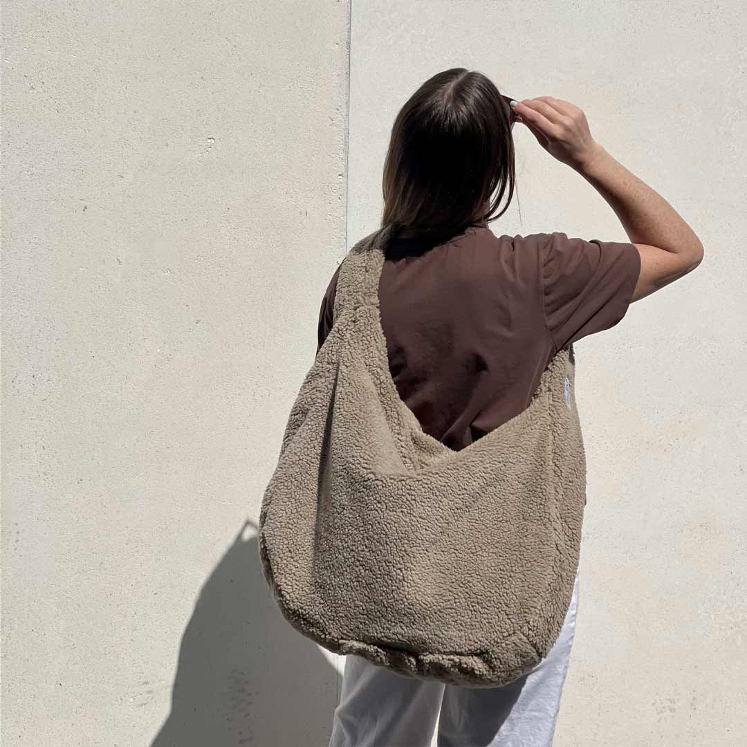JEM + BEA Teddy XL Changing Bag - Fawn-Changing Bags-Fawn- | Natural Baby Shower