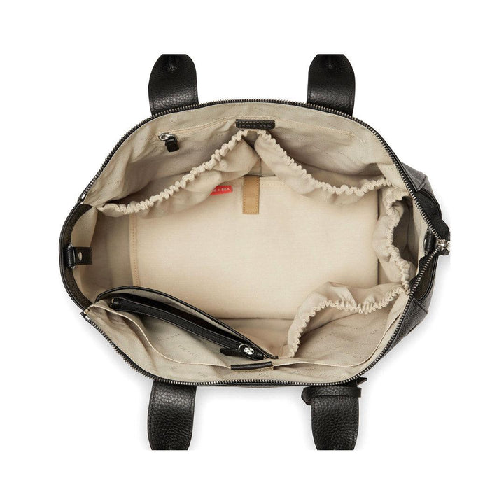 JEM + BEA Jemima Changing Bag - Black - Silver Hardware-Changing Bags- | Natural Baby Shower