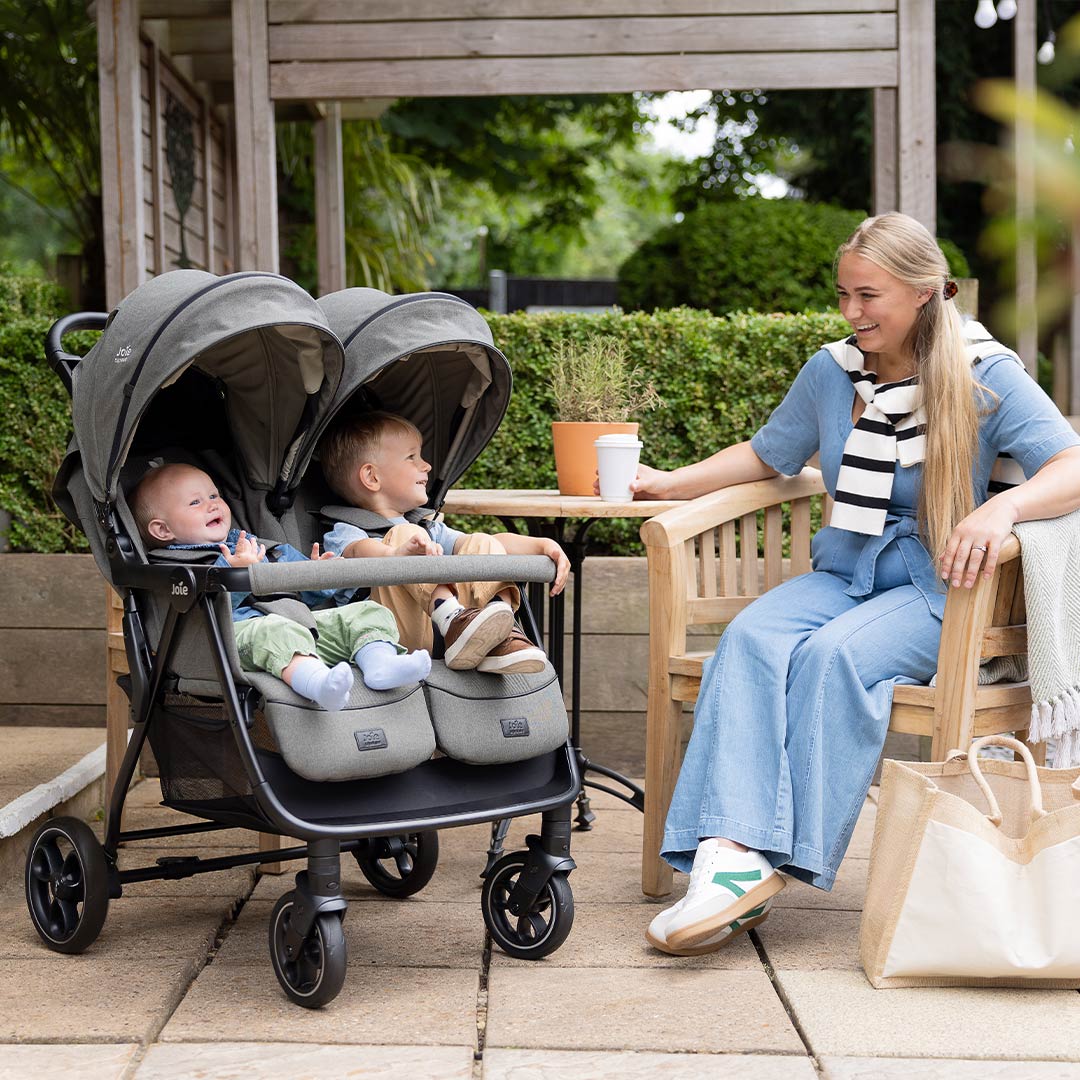 lightweight double stroller uk Joie Signature Estrella Twin Stroller