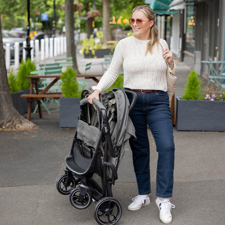Joie Signature Estrella Twin Stroller - Evergreen-Strollers-Evergreen-One Size | Natural Baby Shower
