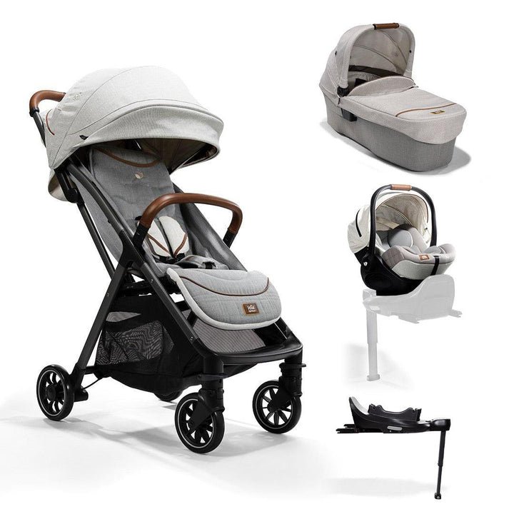 Joie Parcel Travel Ready Travel System - Oyster-Travel Systems-Oyster-Encore Base | Natural Baby Shower