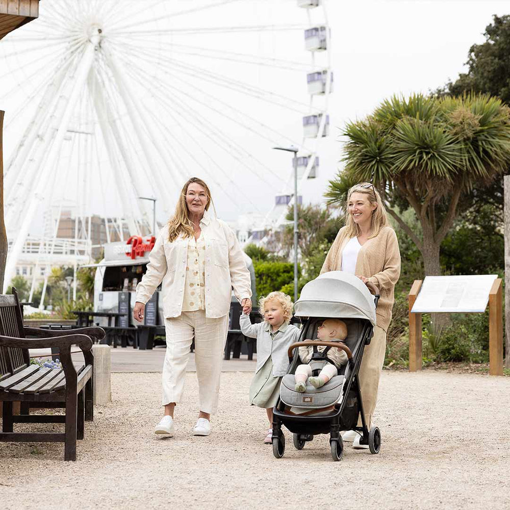 Joie Signature Parcel Pushchair - Oyster-Strollers-Oyster-No Carrycot | Natural Baby Shower