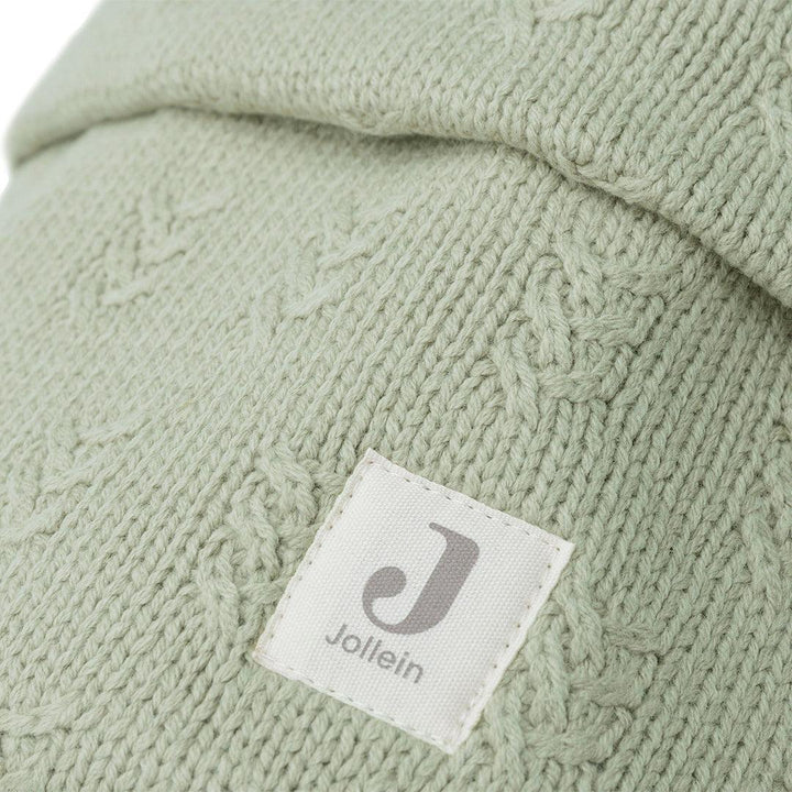 Jollein Changing Table/Storage Basket - Grain Knit Olive Green-Changing Baskets-Grain Knit Olive Green- | Natural Baby Shower