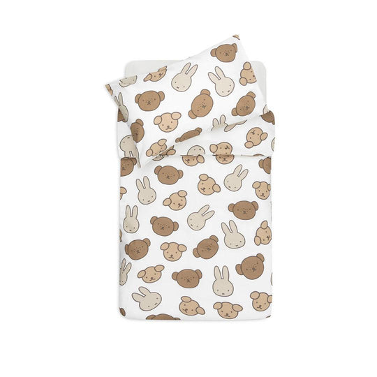 Jollein Duvet Cover 100x140cm - Miffy And Friends-Bedding Sets-Miffy And Friends-100x140cm | Natural Baby Shower